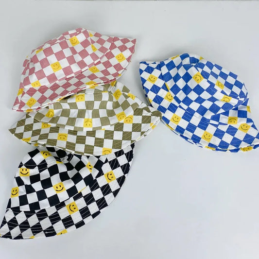 Checkered Bucket Hat